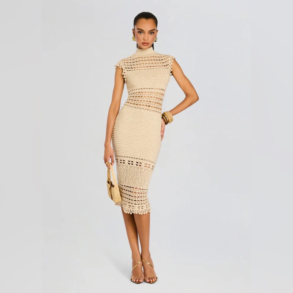 Retrofete Mia knit crochet dress